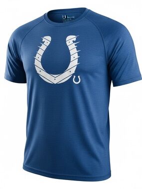 Men's NFL Team Apparel Blue Indianapolis Colts Short Sleeve T Shirt XL